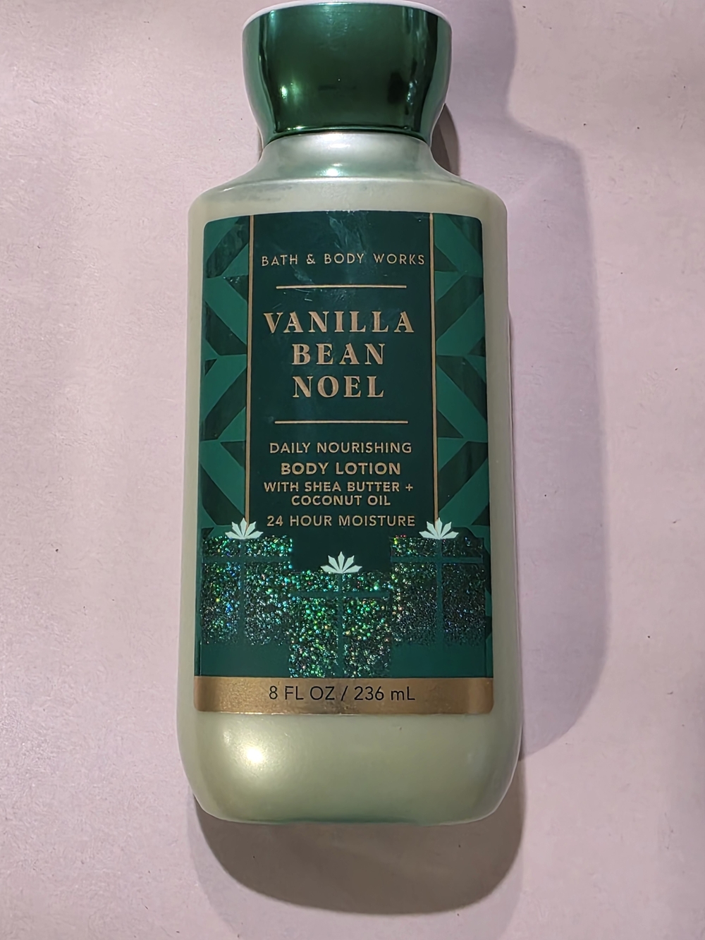 Bath & Body Works Vanilla Bean Noel Body Lotion - Green